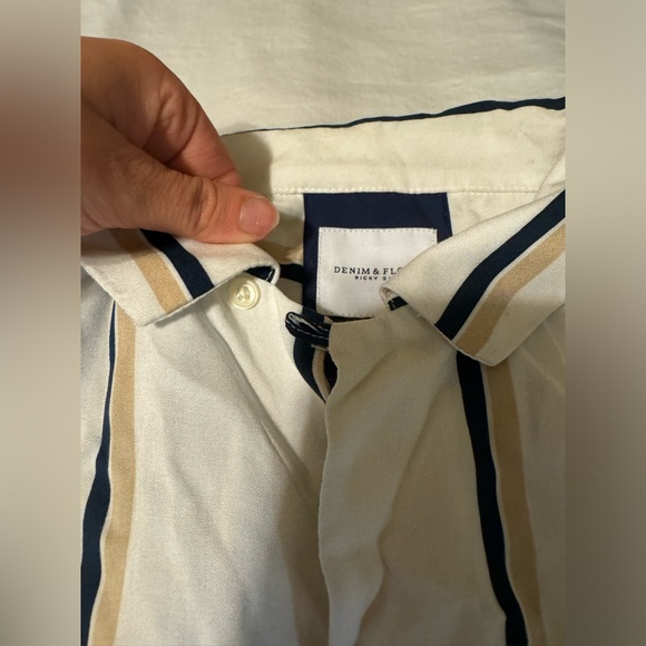 Denim and Flower Button Down - Picture 8 of 11